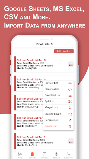Mail Merge: Bulk Email Sender Screenshot 2