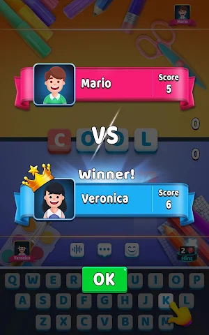 Four Word - Word Battle Game Screenshot 2