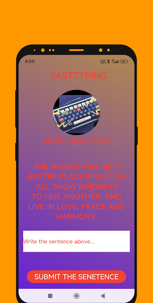 FastTypingGame Screenshot 1