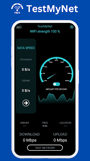 TestMyNet - Network Speed Test Screenshot 1