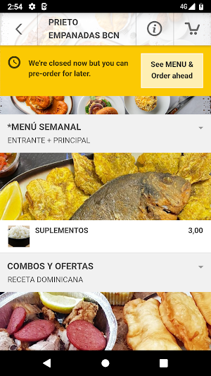 Prieto Empanadas Bcn Screenshot 2