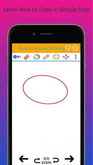 How to Draw Kawaii Animals Step by Step Screenshot 0