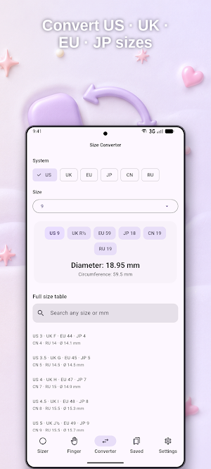True Ring Size: Sizer & Gauge Screenshot 2