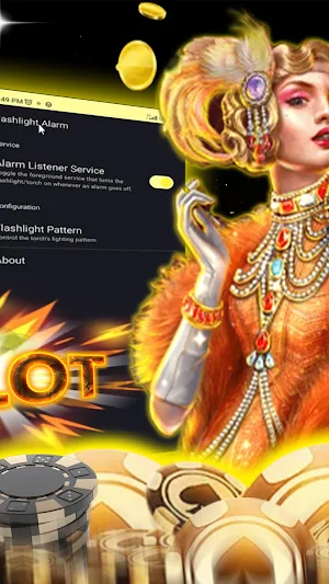 Flashlight Alarm-777 Screenshot 1