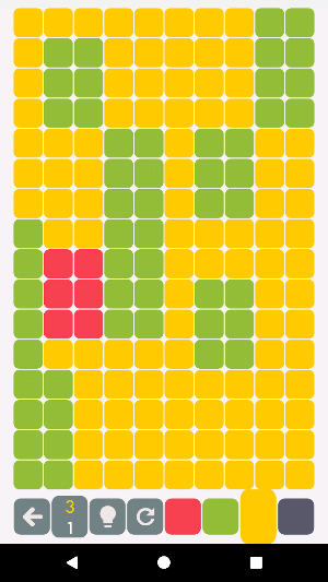 Color Flood Fill - Casual Game Screenshot 3