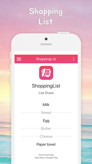 Shopping List - App Screenshot 1
