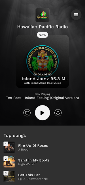 Hawaiian Pacific Radio Screenshot 0