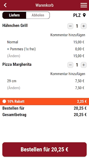 Family Chicken Schweinfurt Screenshot 1