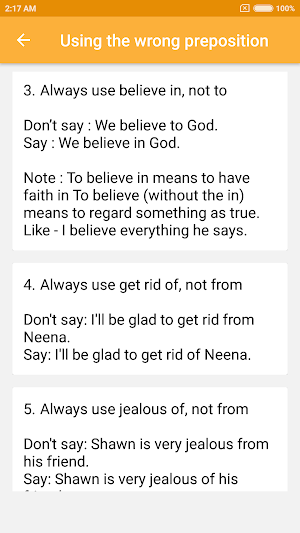 Common Mistakes in English Screenshot 1