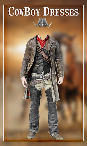 Cowboy photo dresses Screenshot 1
