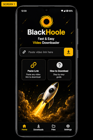Black Hole: Video Downloader Screenshot 1