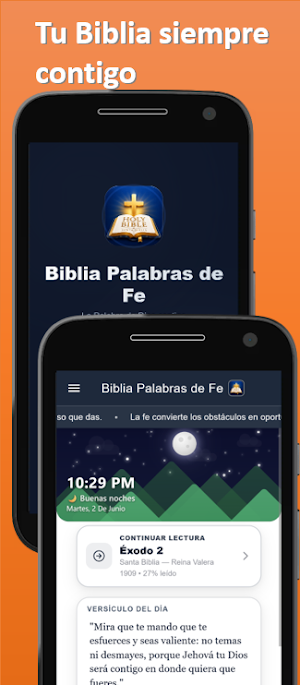 Biblia Palabras de Fe Screenshot 0