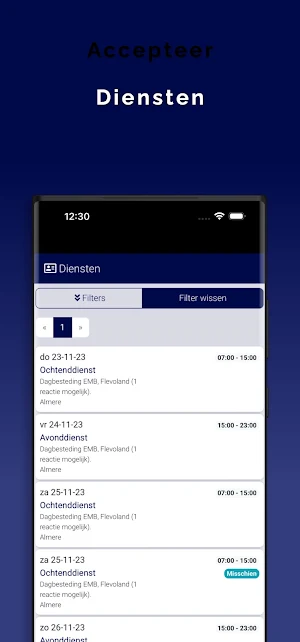 Zorgkarakter Screenshot 2