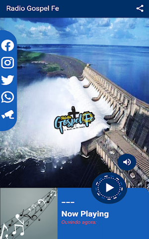 Web Rádio Gospel Fé Screenshot 1
