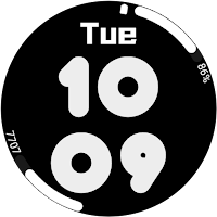 Black Simple Watch Face