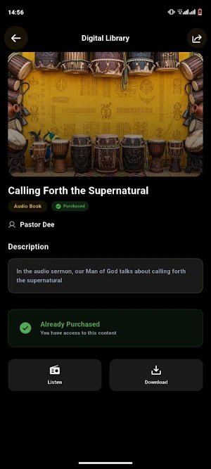 Pastor Dee Digital Library Screenshot 2
