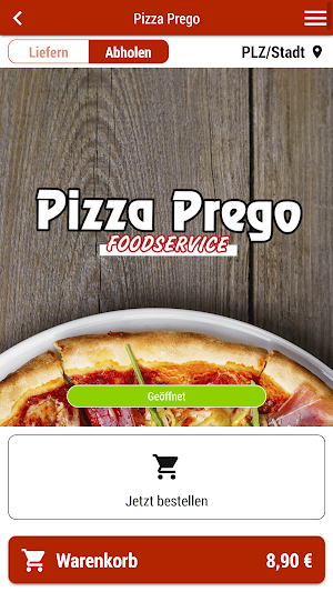 Pizza Prego Foodservice Screenshot 0