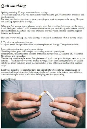 How to Quit Smoking Screenshot 0