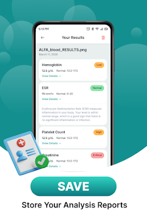 AI Lab Results Analyzer Screenshot 2
