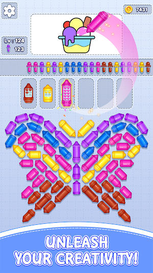 Color Drop Puzzle Mania ASMR Screenshot 2