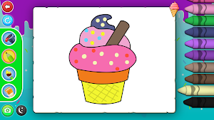 ice Cream Coloring Screenshot 0