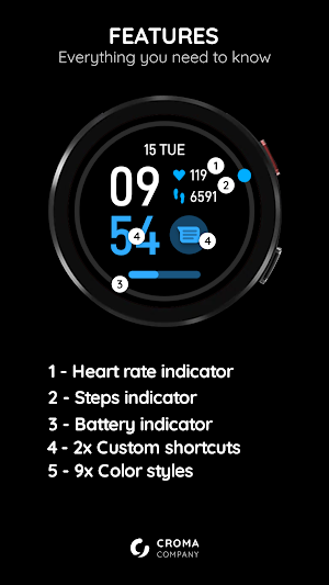 Sportswear Watch Face Screenshot 1