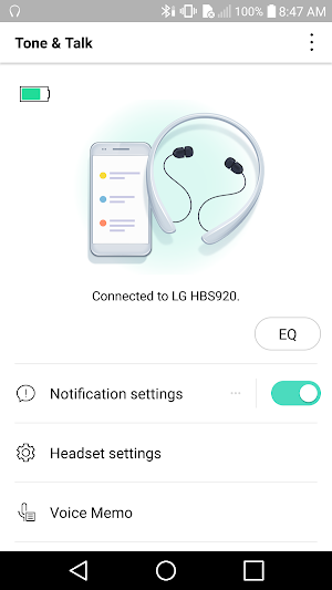 LG Tone & Talk Screenshot 0