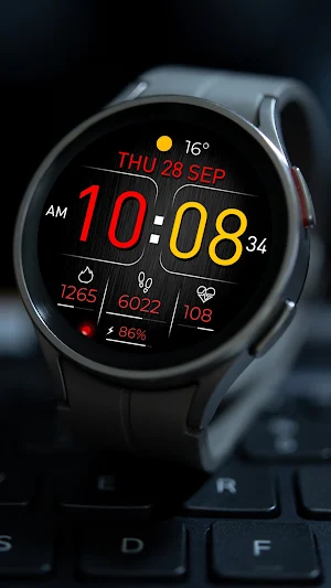 Digital DIGR Sport Watchface Screenshot 2