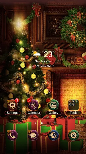 Elegant Christmas - Wallpaper Screenshot 0
