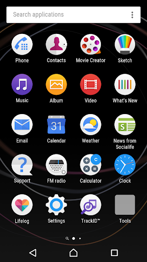 Loops Theme (Black) Screenshot 3