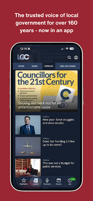 Local Government Chronicle LGC Screenshot 2