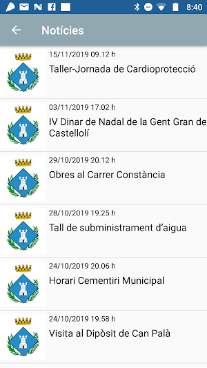 Ajuntament de Castellolí Screenshot 2