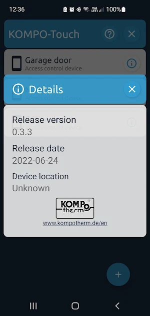 KOMPO-Touch Screenshot 1