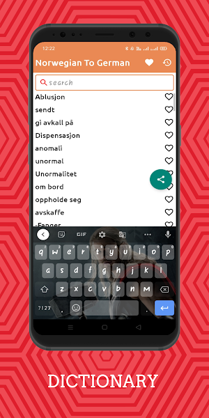 Norwegian To German Dictionary Offline Screenshot 1