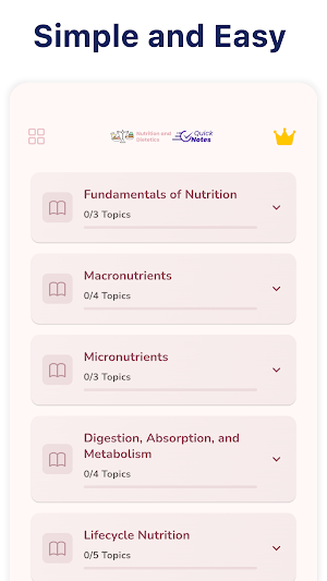 Nutrition and Dietetics Screenshot 3