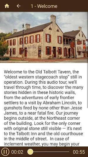 Old Talbott Tavern Screenshot 1