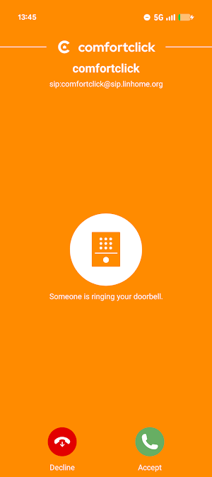 ComfortClick Intercom Screenshot 1