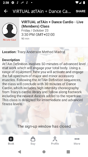 Tracy Anderson Method Screenshot 2
