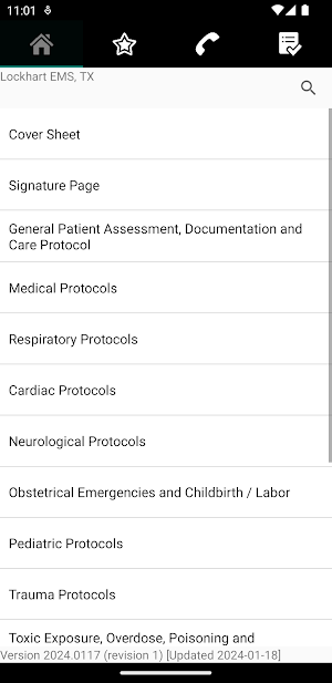 Lockhart EMS Protocol App Screenshot 2