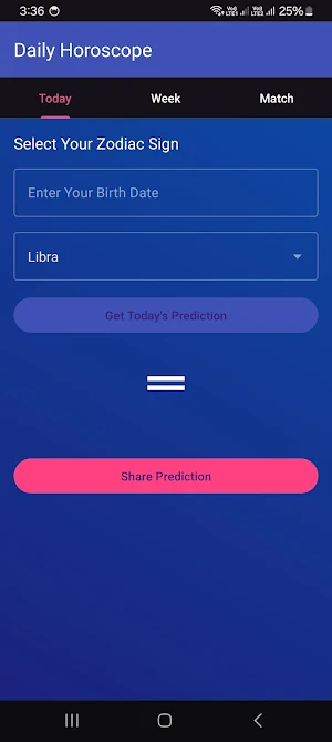 Daily Horoscope Screenshot 0
