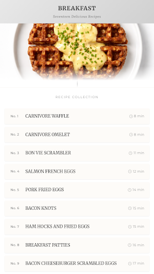 The Carnivore Cookbook Screenshot 3