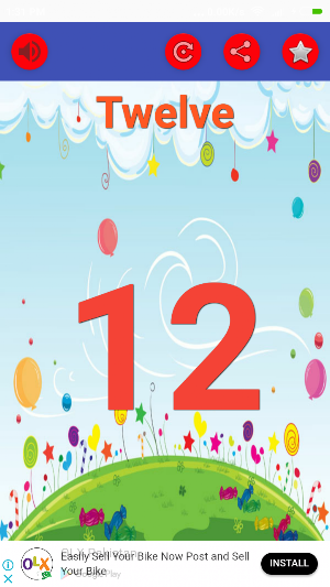 Numbers Spelling Learning Screenshot 1