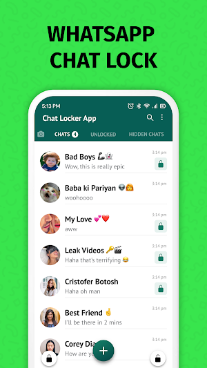 Chat Locker For WA - Messages Screenshot 0