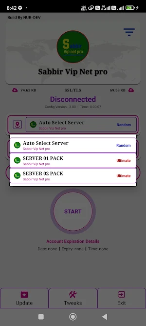 Sabbir Vip net pro Screenshot 2