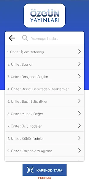 Özgün Yayınları Karekod Screenshot 0