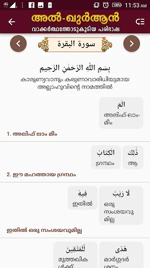 Al Quran Malayalam Screenshot 2