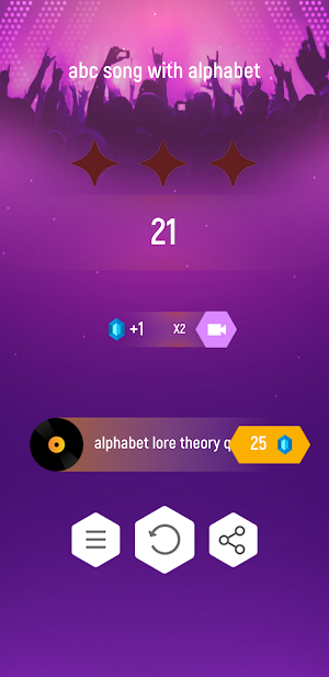 3d Ball Alphabet Hop tiles Screenshot 3