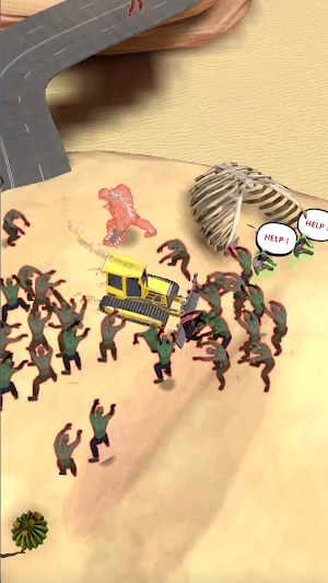 Buldozer vs Zombie Screenshot 0