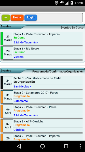 Padel Bandera Screenshot 1