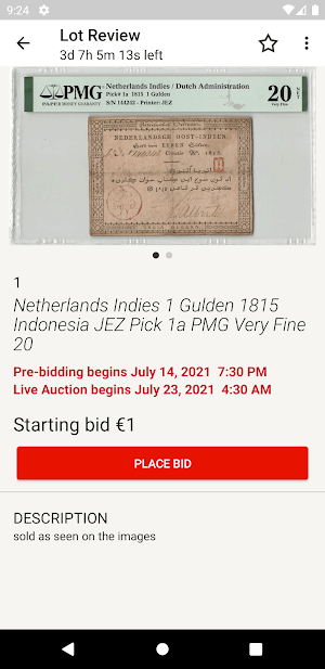 Crown Currency Auctions Screenshot 0